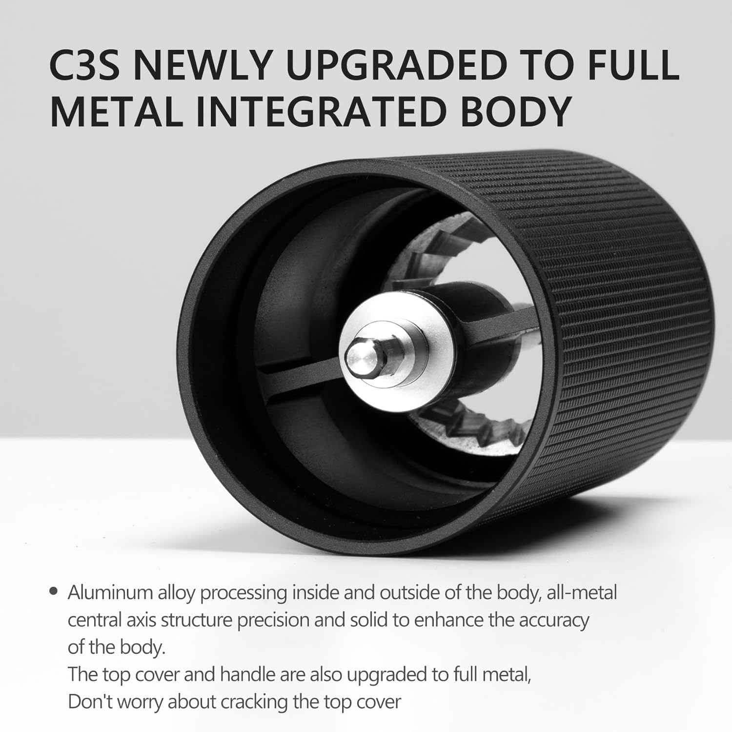 Manual Coffee Grinder With S2C Burr – Full Metal Body