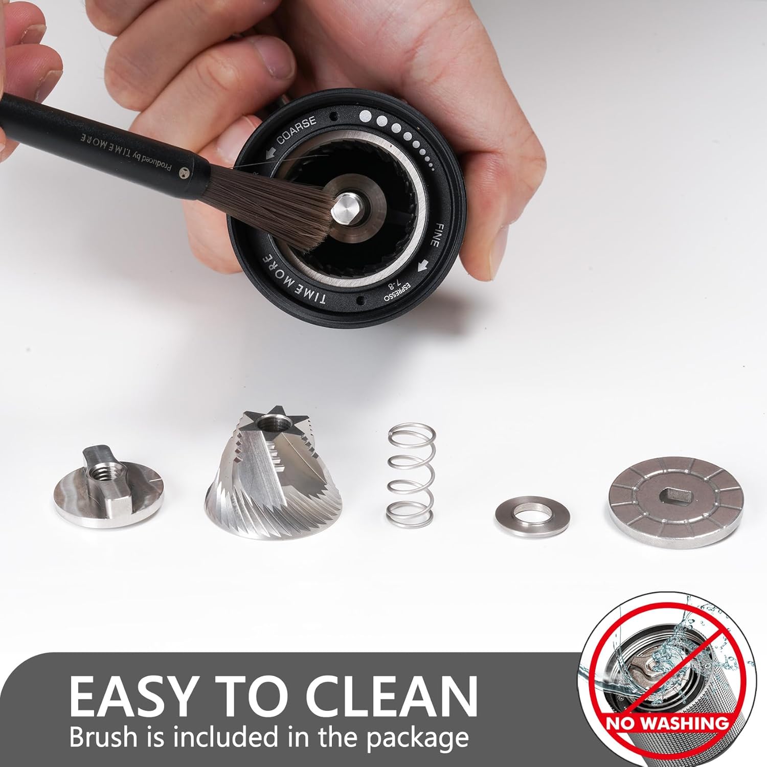 Manual Coffee Grinder With S2C Burr – Full Metal Body